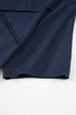 Modern Asymmetric Panel Geometric Seamed Short Sleeve Top